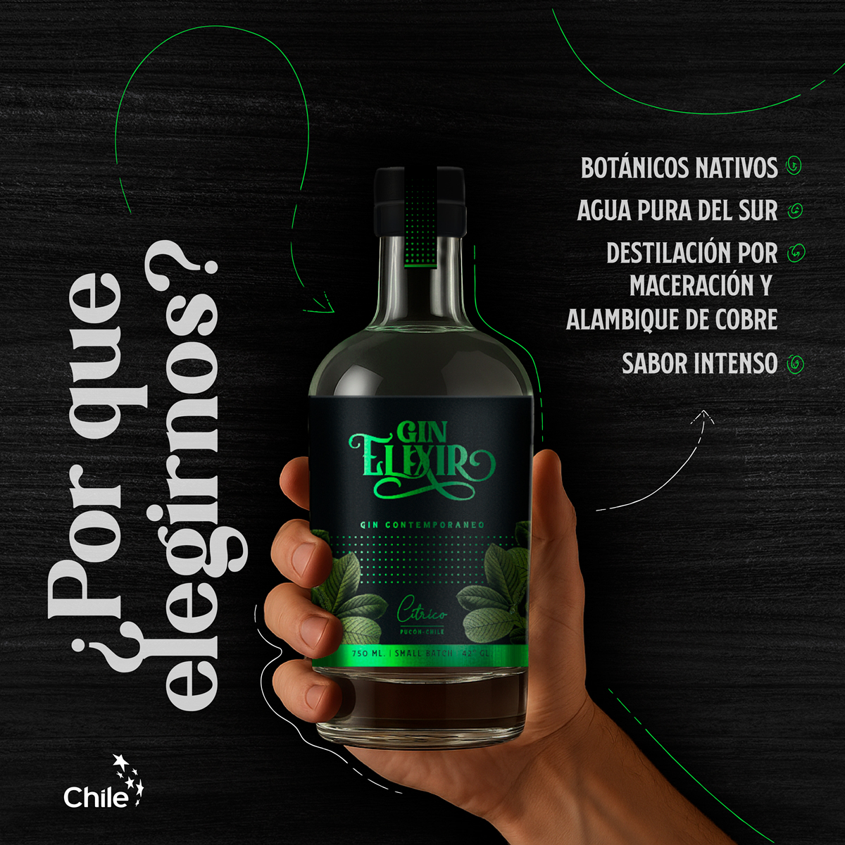 Gin Elixir Cítrico 750 ml