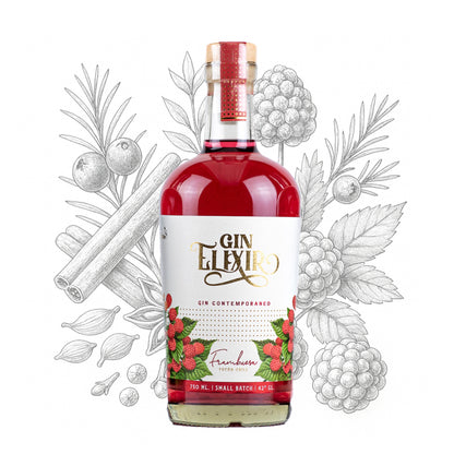 Gin Elixir Frambuesa 750 ml