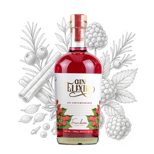 Gin Elixir Frambuesa 750 ml