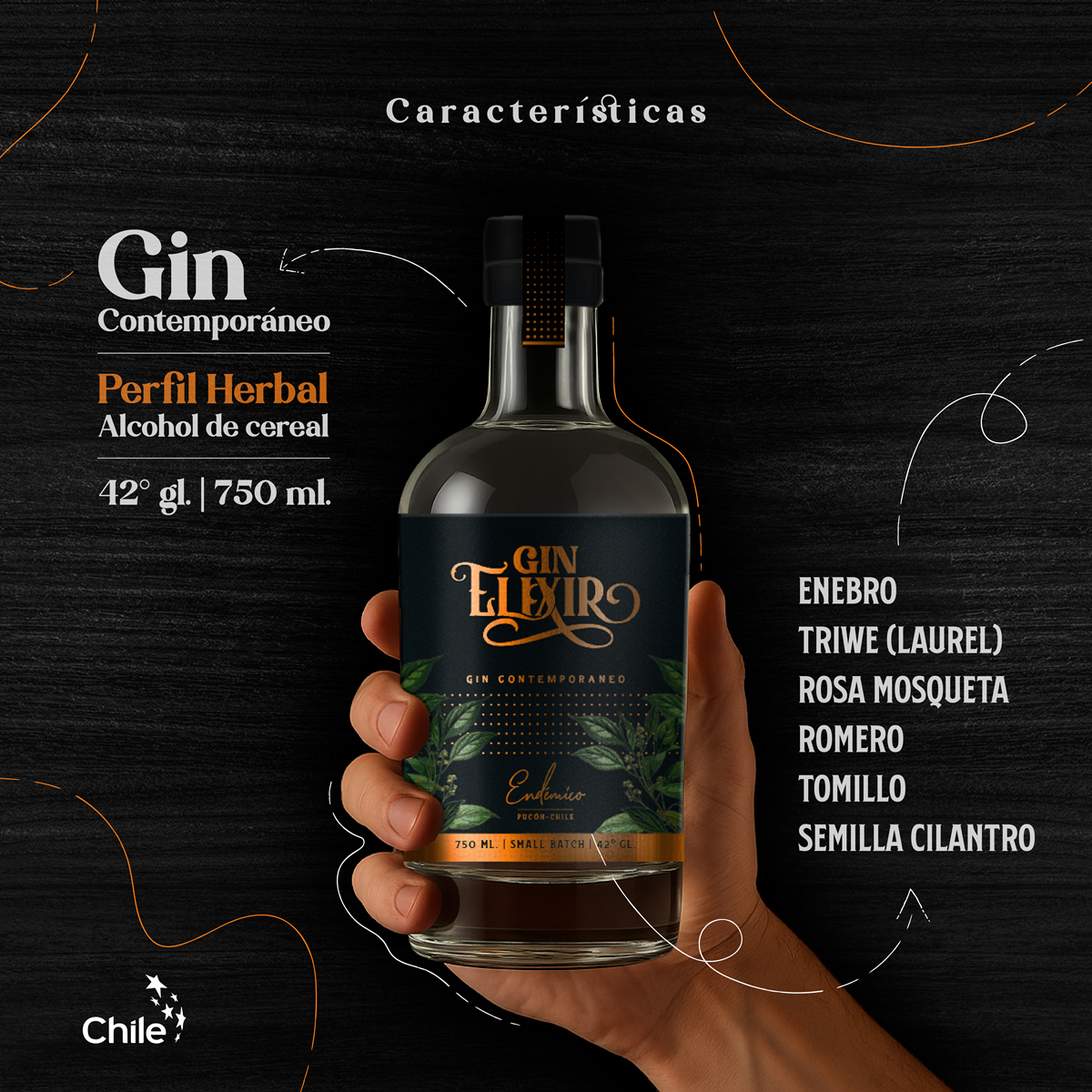 Gin Elixir Endémico 750 ml